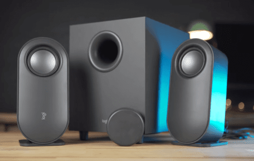 Logitech Z407 Bluetooth Computer Speakers with Subwoofer and Wireless  Control, Immersive Sound, Premium Audio with Multiple Inputs, USB Speakers