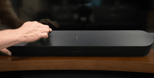 Sonos playbase top of beam