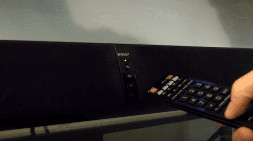 Energy store soundbar remote